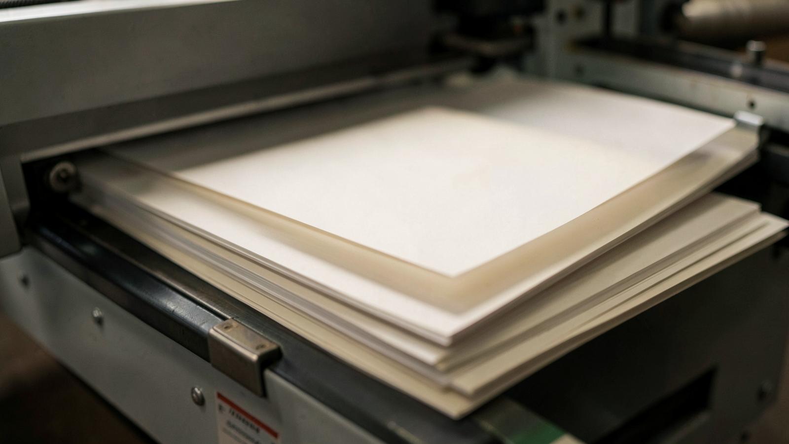 Verse prints komen uit de drukpers